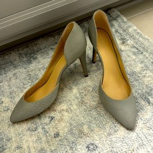 BCBGeneration woman’s 11 grey d’orsay style pump